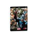 La plaque métal Marvel